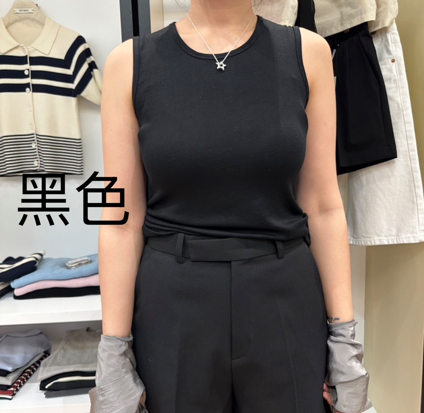 MUYBIEN韓國直郵㊣女裝新品推薦時尚熱賣25春夏休閑吊帶背心MUYBIEN吊帶/背心圖色4