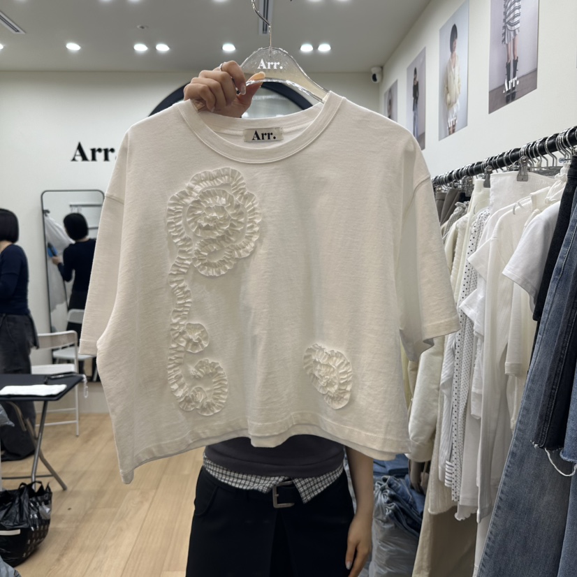 ARR韓國㊣直郵東大門代購女裝新品熱賣25春夏時尚推薦人氣T恤ARRT恤