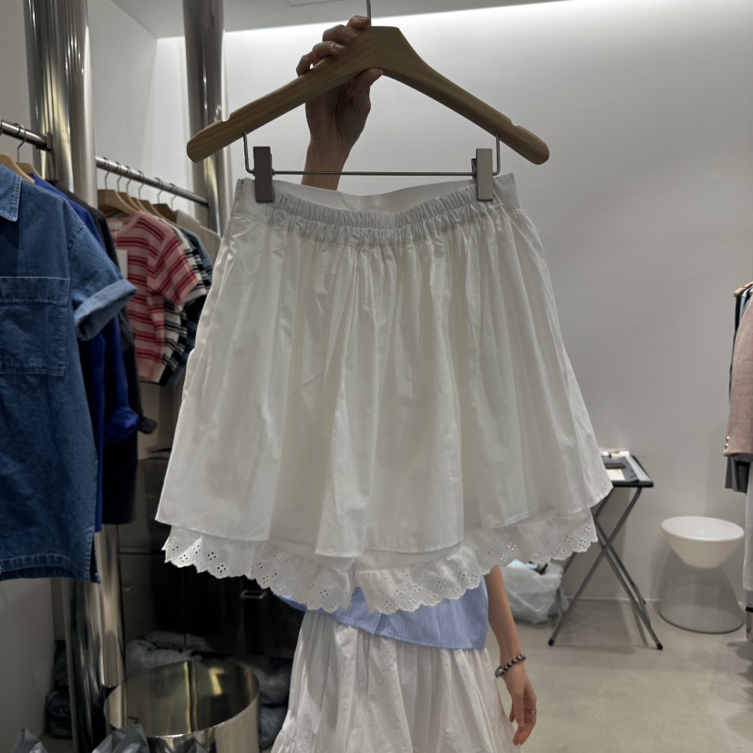 AHOY直郵韓國代購㊣女裝新品休閑熱賣推薦時尚25春夏短褲蕾絲AHOY短褲