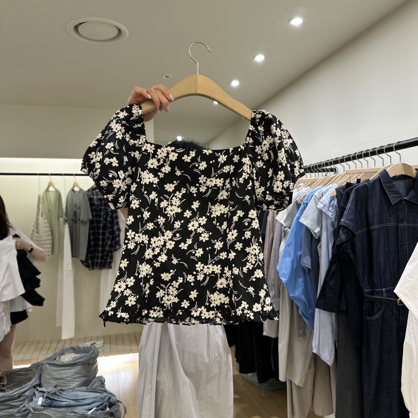 WINSOME直郵韓國代購㊣女裝新品時尚休閑人氣熱賣襯衫蕾絲衫WINSOME襯衫/蕾絲衫