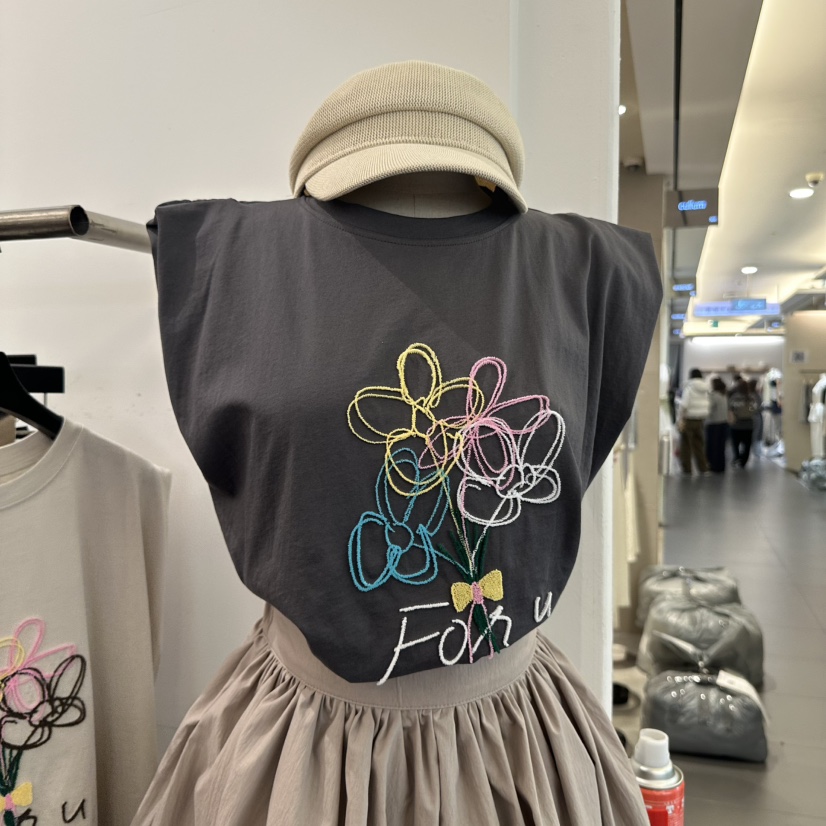 A.CES韓國直郵㊣女裝新品熱賣推薦25春夏休閑時尚吊帶背心A.CES吊帶/背心圖色2