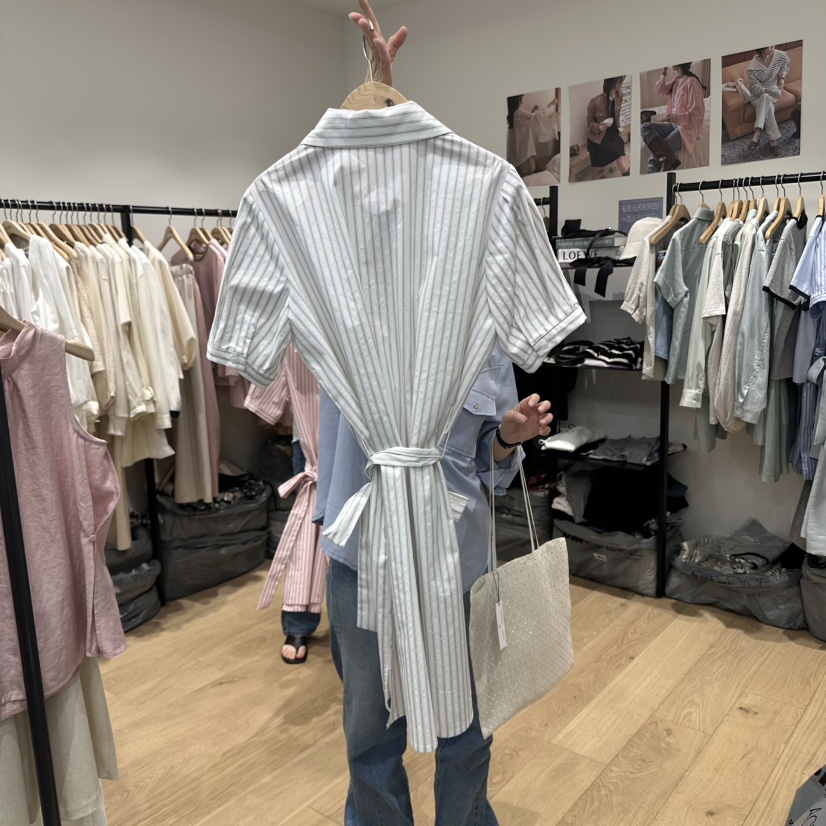 M.G.N直郵韓國代購㊣女裝新品推薦時尚25春夏連衣裙含腰帶MAGNET連衣裙