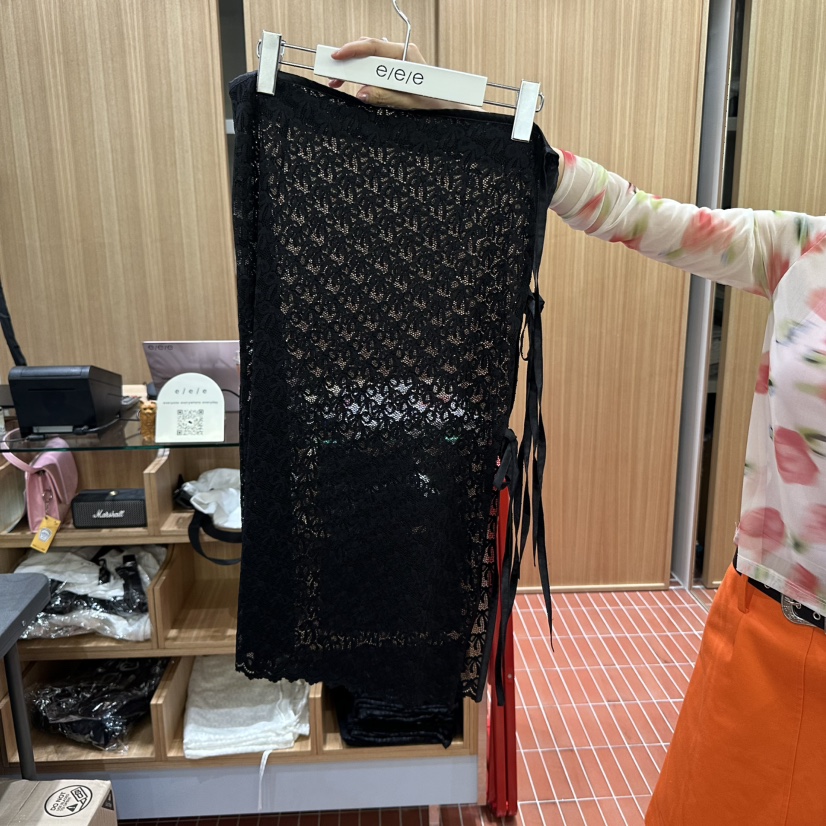 E/E/E韓國㊣直郵東大門代購女裝新款25春夏時尚人氣推薦長裙E/E/E長裙