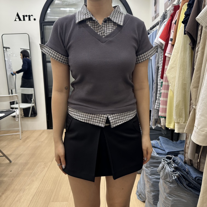 ARR韓國直郵㊣東大門實拍女裝新品人氣時尚25春夏休閑熱賣T恤ARRT恤