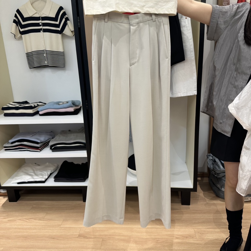 MUYBIEN韓國直郵㊣女裝新款休閑人氣熱賣時尚推薦25春夏休閑褲MUYBIEN休閑褲