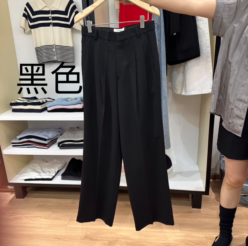 MUYBIEN韓國直郵㊣女裝新款休閑人氣熱賣時尚推薦25春夏休閑褲MUYBIEN休閑褲圖色2