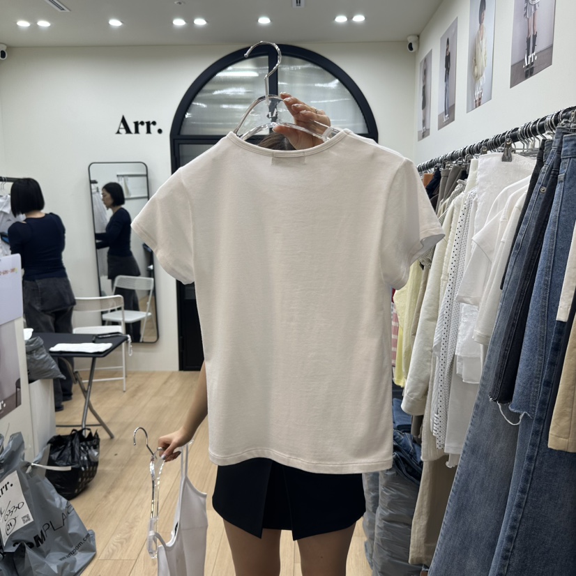 ARR直郵韓國代購㊣女裝新品時尚25春夏人氣熱賣休閑推薦T恤ARRT恤