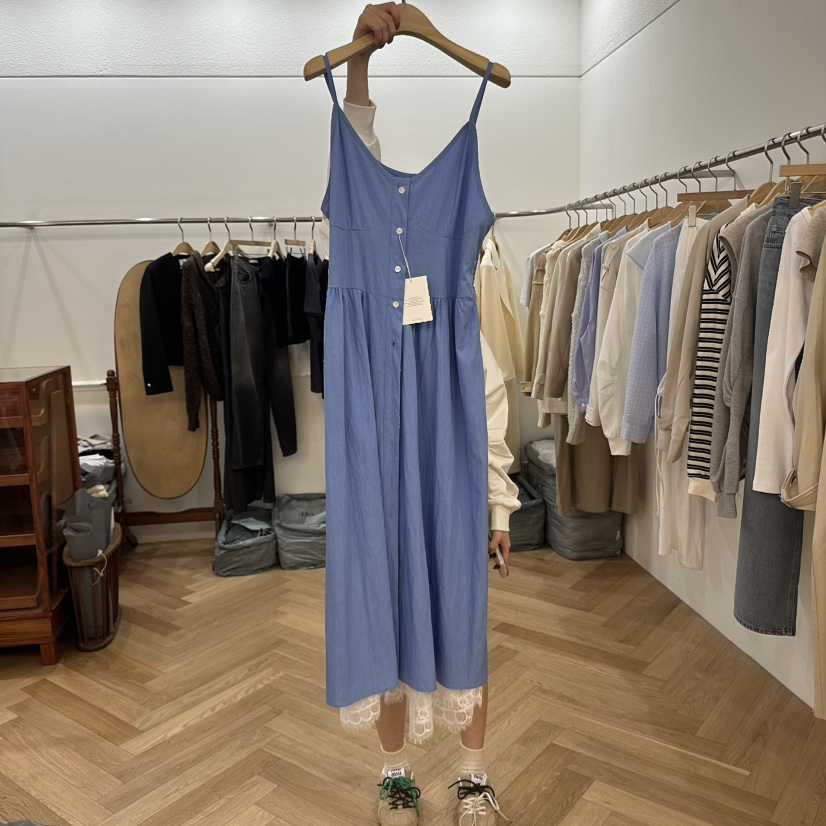 NOWHERE韓國直郵㊣女裝新款休閑推薦熱賣25春夏人氣時尚連衣裙NOWHERE連衣裙圖色2