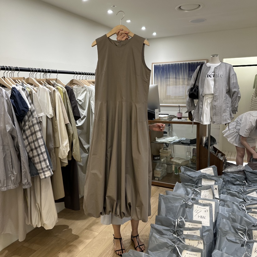 WINSOME直郵韓國代購㊣女裝新品時尚熱賣休閑推薦25春夏連衣裙WINSOME連衣裙圖色2