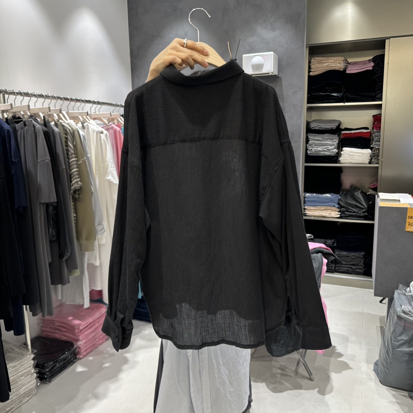OPEN直郵韓國代購㊣女裝新品熱賣推薦25春夏人氣襯衫蕾絲衫OPEN襯衫/蕾絲衫