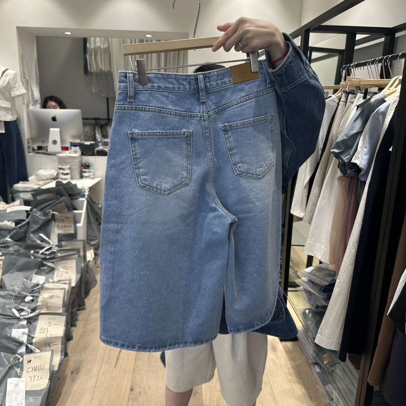 BRUNI/RICOTTA直郵韓國代購㊣女裝新品熱賣25春夏休閑短褲BRUNI/RICOTTA短褲