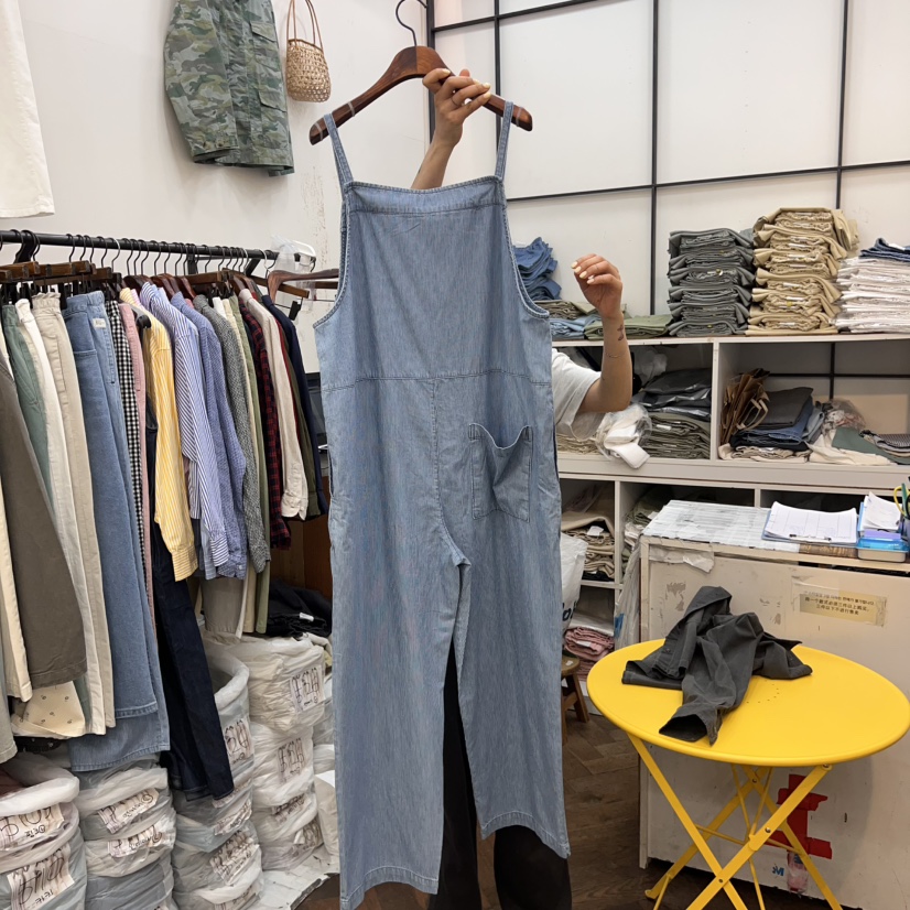 DELI JENNY韓國直郵㊣東大門實拍女裝新品熱賣推薦25春夏背帶褲THERE背帶褲