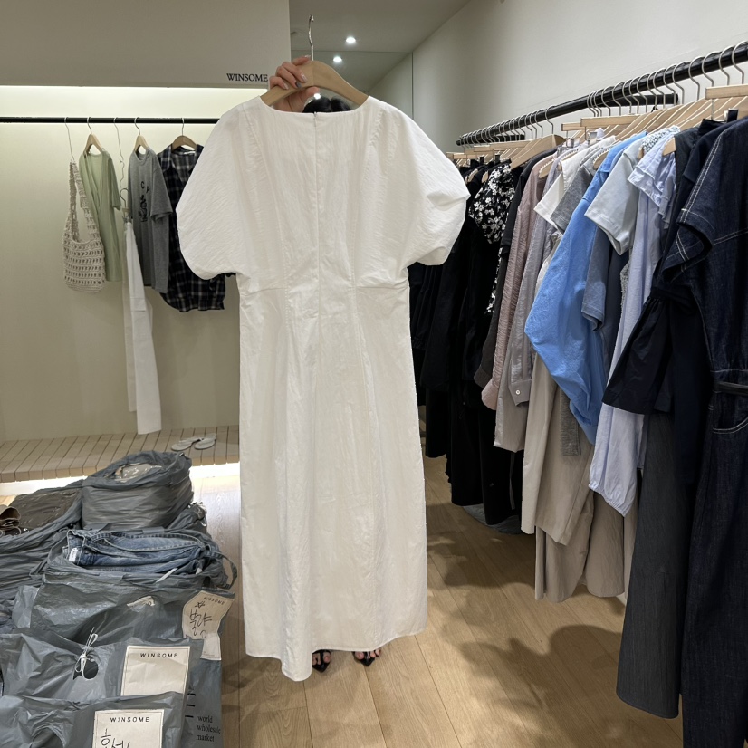 WINSOME直郵韓國代購㊣女裝新品推薦人氣時尚25春夏連衣裙含腰包WINSOME連衣裙
