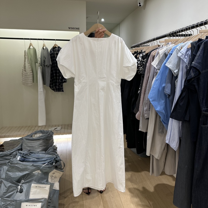 WINSOME直郵韓國代購㊣女裝新品推薦人氣時尚25春夏連衣裙含腰包WINSOME連衣裙圖色2