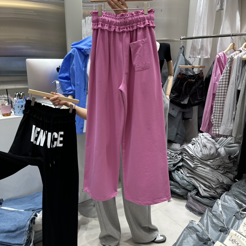 BEENS直郵韓國代購㊣女裝新款推薦休閑熱賣時尚人氣25春夏休閑褲BEENS休閑褲