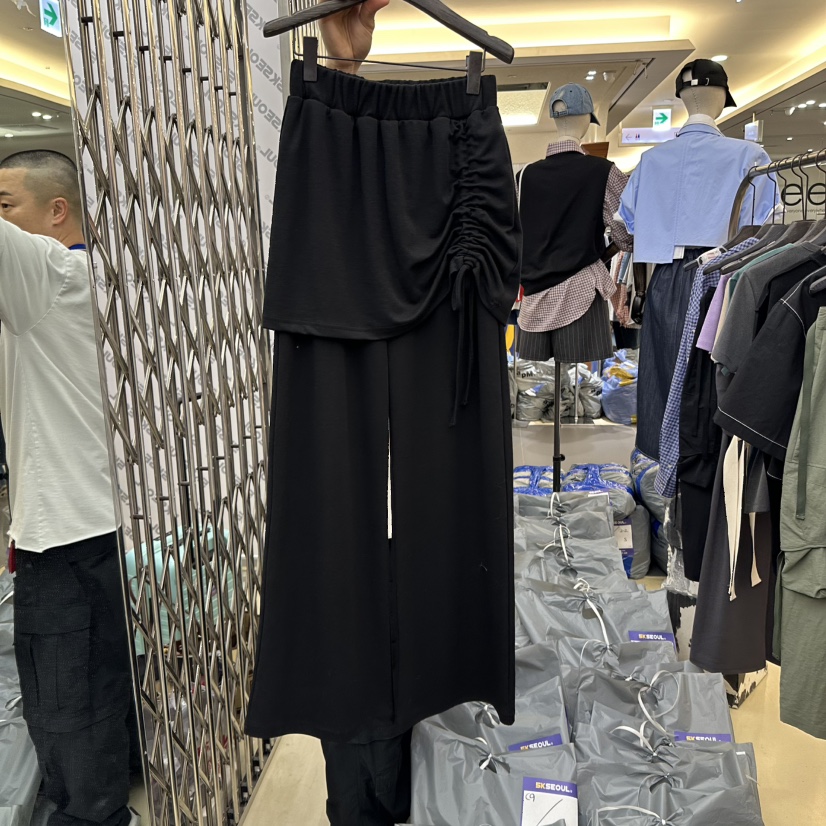 5K韓國㊣直郵東大門代購女裝新款人氣休閑時尚25春夏推薦裙褲5K裙褲圖色2
