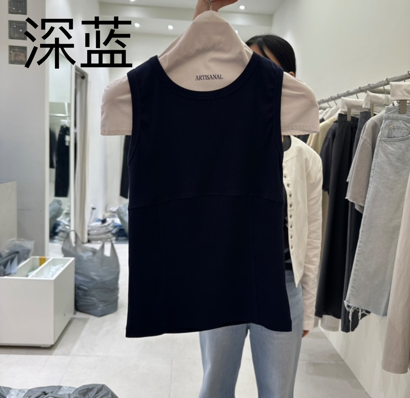 ARTISANAL韓國直郵㊣女裝新款時尚熱賣休閑25春夏推薦吊帶背心ARTISANAL吊帶/背心圖色3