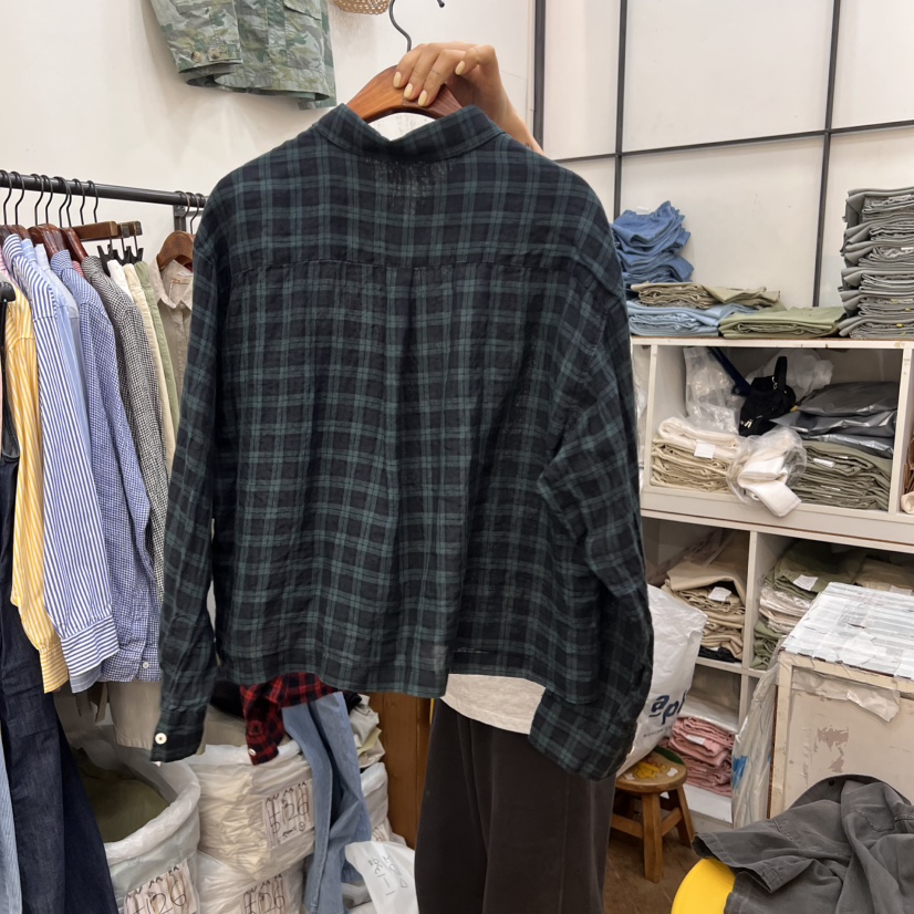 DELI JENNY韓國直郵㊣女裝新品人氣休閑時尚25春夏襯衫蕾絲衫THERE襯衫/蕾絲衫