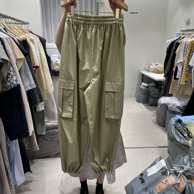 URBANE-P韓國直郵㊣女裝新品休閑人氣25春夏時尚休閑褲口袋URBANE-P休閑褲