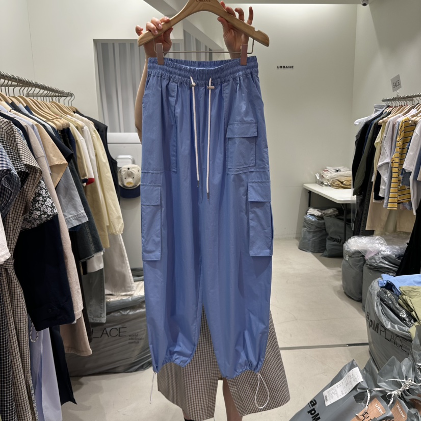 URBANE-P韓國直郵㊣女裝新品休閑人氣25春夏時尚休閑褲口袋URBANE-P休閑褲圖色2