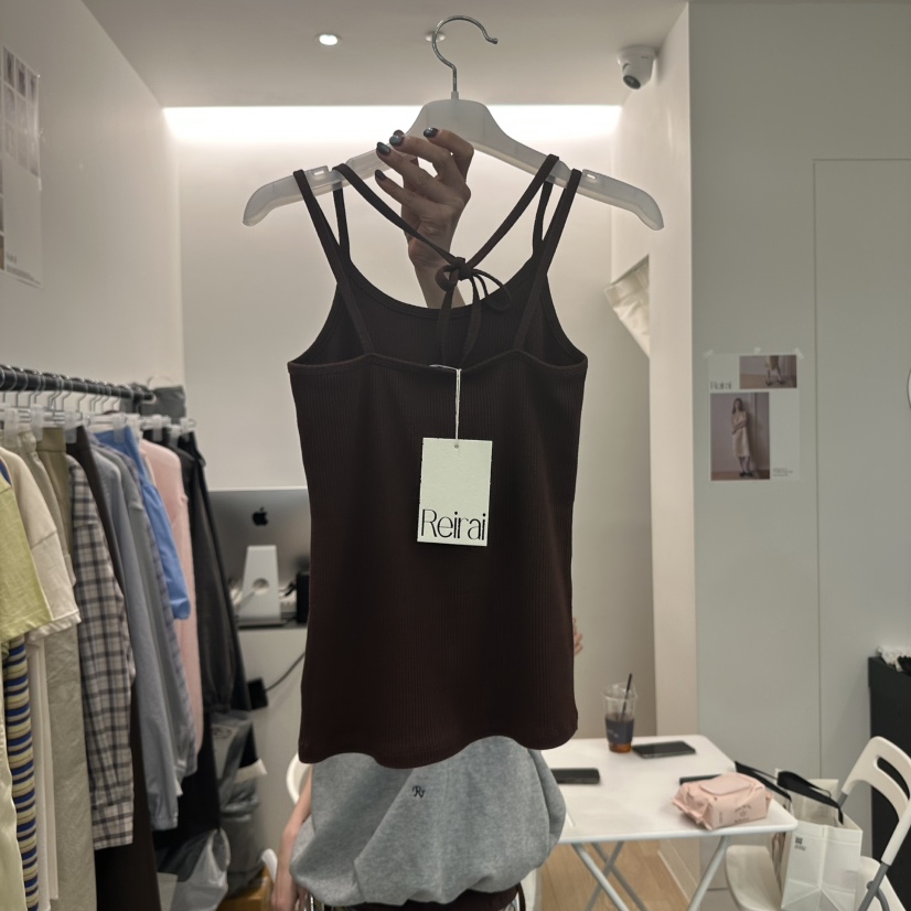 REIRAI直郵韓國代購㊣女裝新款25春夏人氣推薦熱賣吊帶背心Reirai吊帶/背心