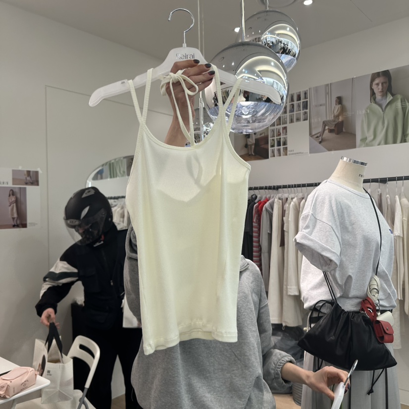 REIRAI直郵韓國代購㊣女裝新款25春夏人氣推薦熱賣吊帶背心Reirai吊帶/背心圖色2