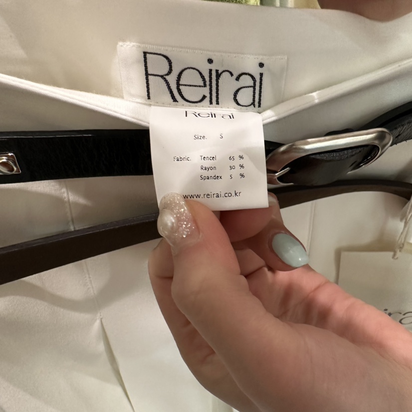 REIRAI韓國㊣直郵東大門代購女裝新品25春夏時尚熱賣短裙褶皺Reirai短裙