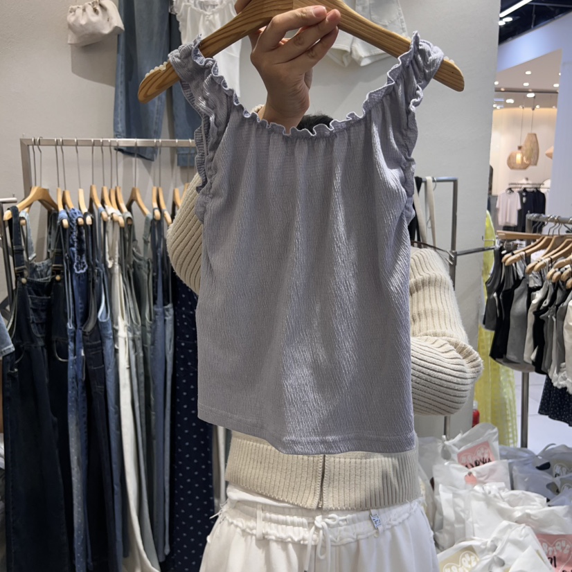 HIPTIQUE韓國㊣直郵東大門代購女裝新款時尚熱賣休閑吊帶背心HIPTIQUE吊帶/背心