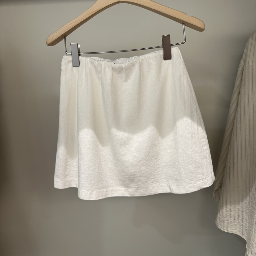 FRENCH DOOR韓國直郵㊣東大門實拍女裝新品25春夏短裙棉質FRENCH DOOR短裙