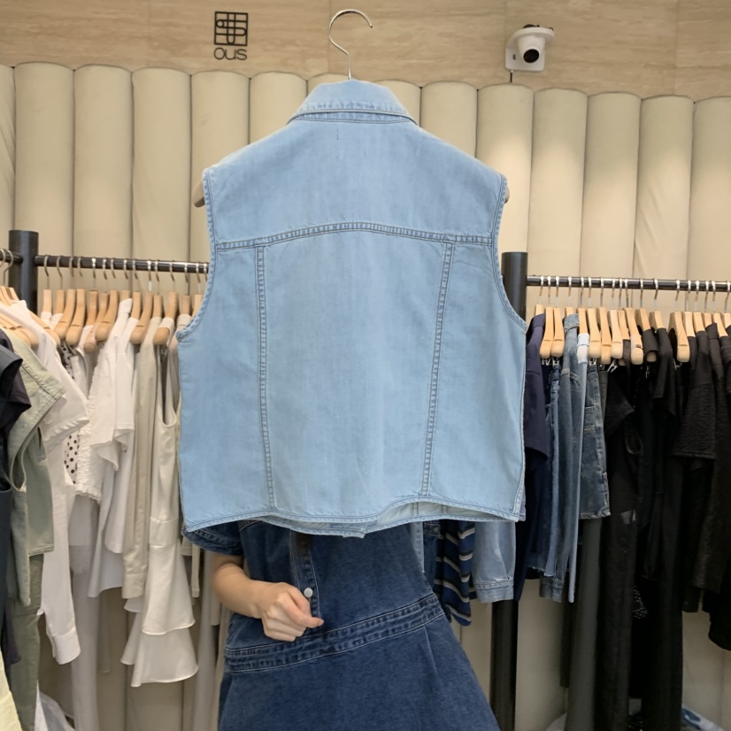 OUS/INCH-L韓國㊣直郵東大門代購女裝新品25春夏時尚馬甲OUS/INCH馬甲