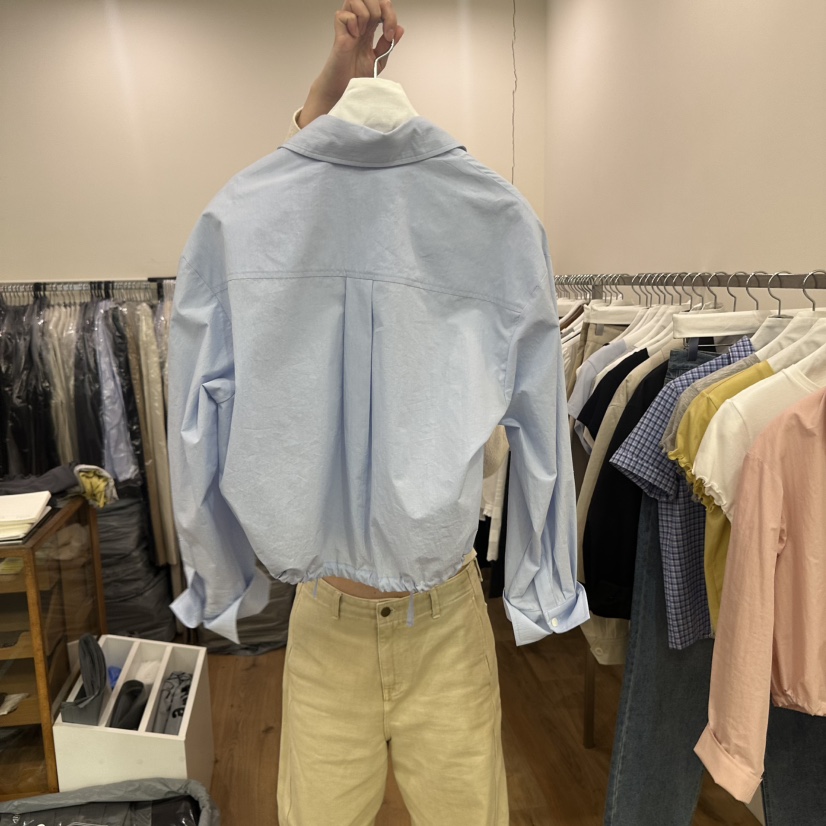 AGO韓國直郵㊣女裝新品25春夏休閑人氣時尚推薦熱賣襯衫蕾絲衫AGO襯衫/蕾絲衫