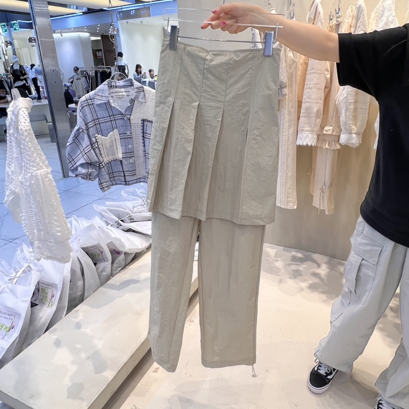 ECHOPARTY直郵韓國代購㊣女裝新品人氣時尚25春夏休閑推薦裙褲ECHOPARTY裙褲圖色3