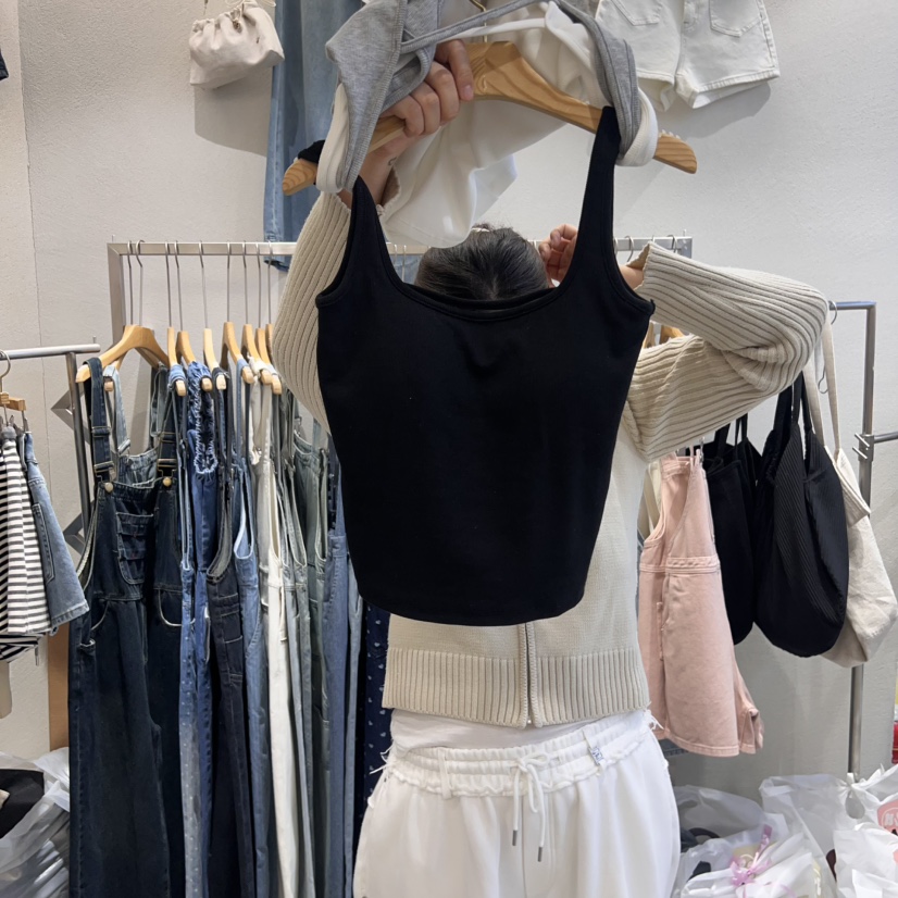 HIPTIQUE韓國㊣直郵東大門代購女裝新品25春夏吊帶背心柔軟HIPTIQUE吊帶/背心圖色3