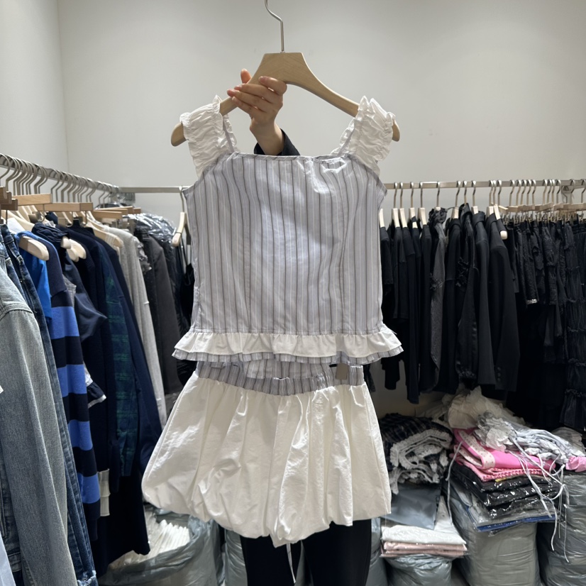 RE STYLE-Q直郵韓國代購㊣女裝新品人氣休閑推薦套裝套裝RE STYLE套裝