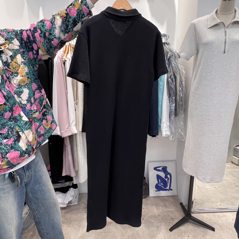 DUPLO韓國㊣直郵東大門代購女裝新品人氣休閑25春夏連衣裙刺繡DUPLO連衣裙