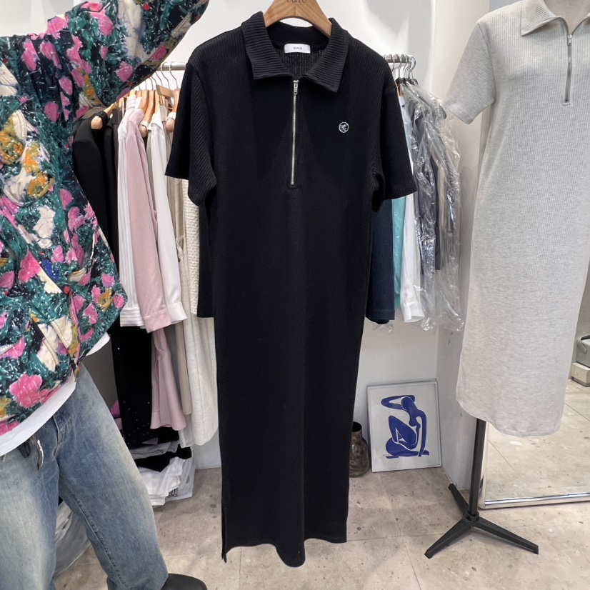 DUPLO韓國㊣直郵東大門代購女裝新品人氣休閑25春夏連衣裙刺繡DUPLO連衣裙圖色2
