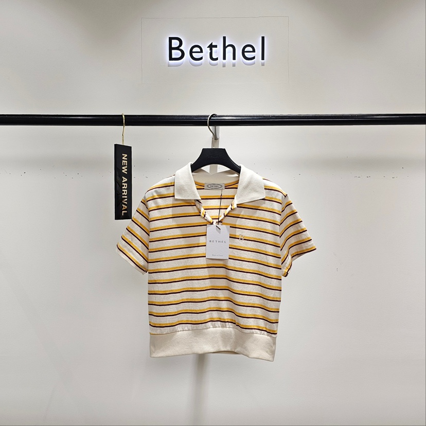 BETHEL韓國㊣直郵東大門代購女裝新品休閑人氣時尚推薦熱賣T恤BETHELT恤圖色2