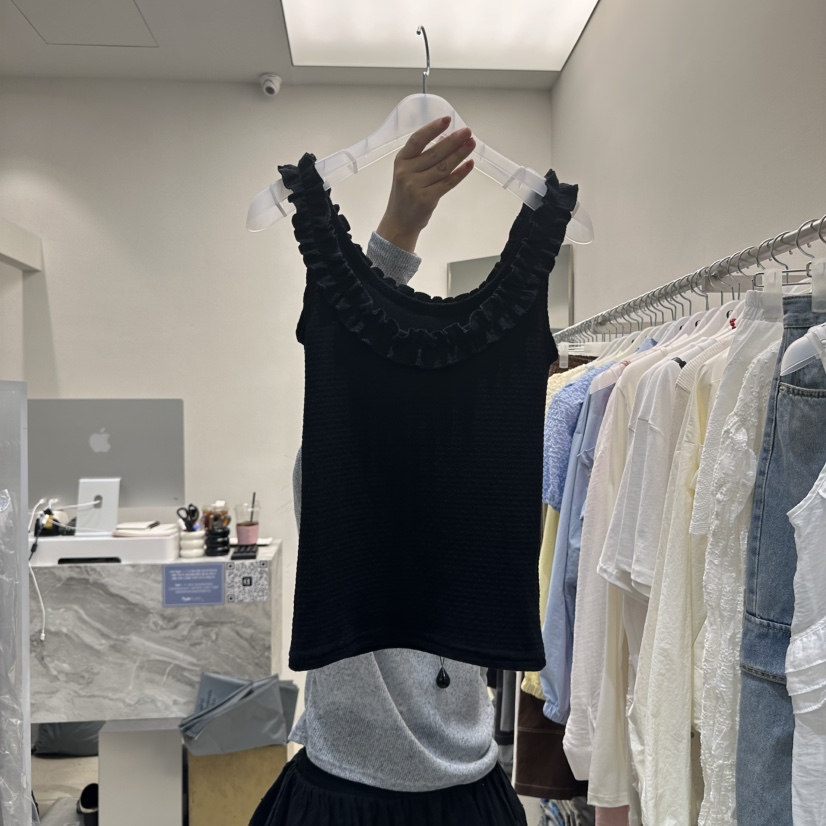 EYEL韓國㊣直郵東大門代購女裝新品休閑時尚人氣推薦吊帶背心EYEL吊帶/背心