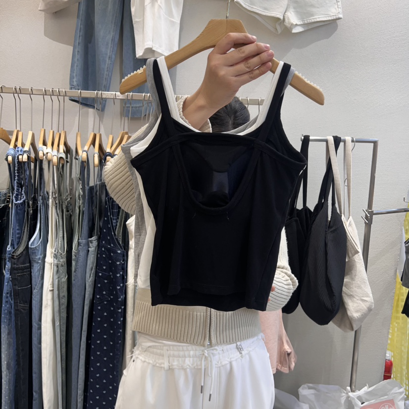 HIPTIQUE韓國㊣直郵東大門代購女裝新品25春夏時尚吊帶背心HIPTIQUE吊帶/背心