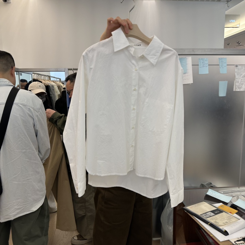 LTMS韓國直郵㊣女裝新品時尚推薦休閑25春夏熱賣襯衫蕾絲衫LTMS襯衫/蕾絲衫圖色2