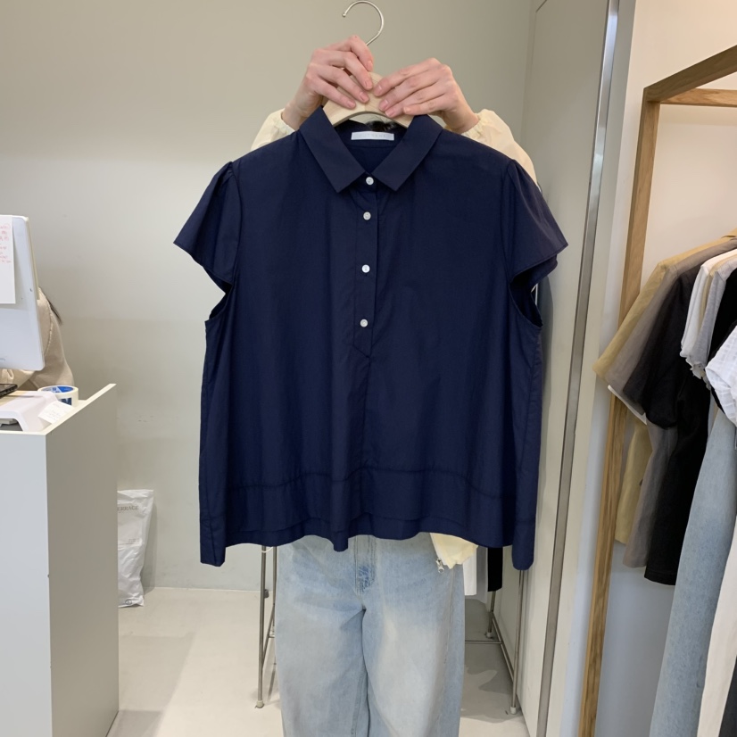 OUTRENE韓國直郵㊣女裝新款熱賣休閑人氣25春夏時尚襯衫蕾絲衫OUTRENE襯衫/蕾絲衫圖色3