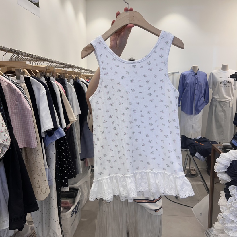 TAN&COMO韓國直郵㊣東大門實拍女裝新品人氣25春夏吊帶背心tan-COMO吊帶/背心