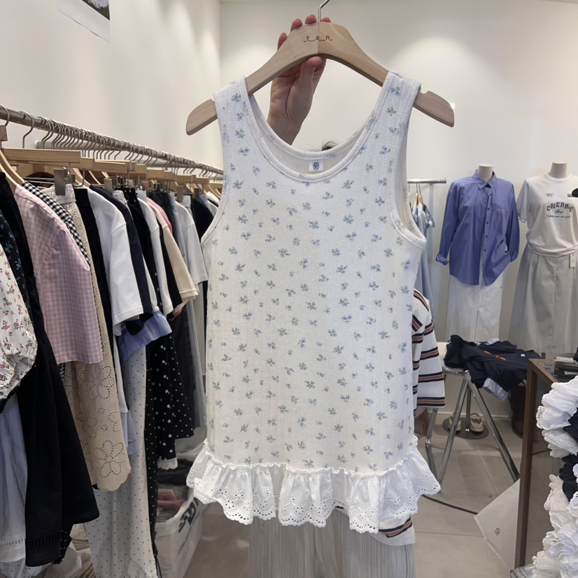 TAN&COMO韓國直郵㊣東大門實拍女裝新品人氣25春夏吊帶背心tan-COMO吊帶/背心圖色4