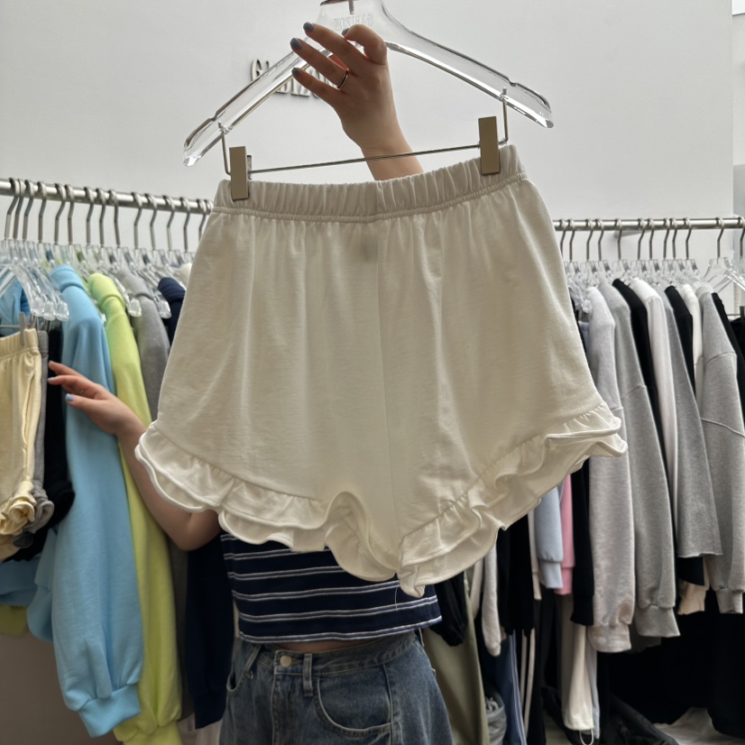 GABIZON韓國㊣直郵東大門代購女裝新品休閑人氣時尚短褲荷葉邊GABIZON短褲