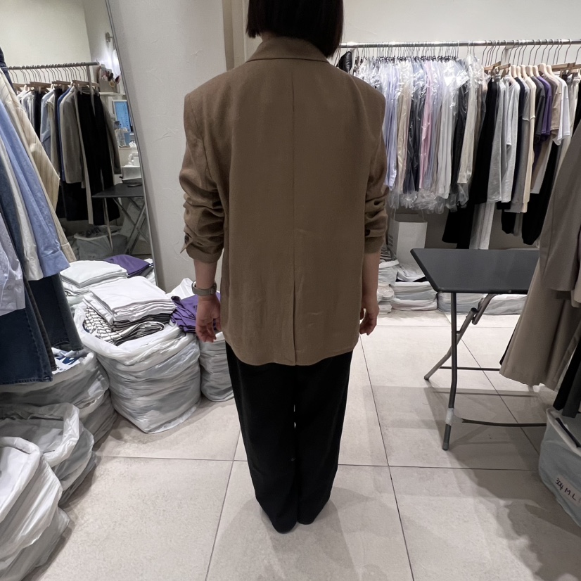 NAVYBURST韓國直郵㊣東大門實拍女裝新品推薦時尚夾克亞麻寬松NAVY BURST夾克