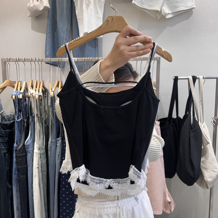 HIPTIQUE韓國㊣直郵東大門代購女裝新品推薦休閑熱賣吊帶背心HIPTIQUE吊帶/背心