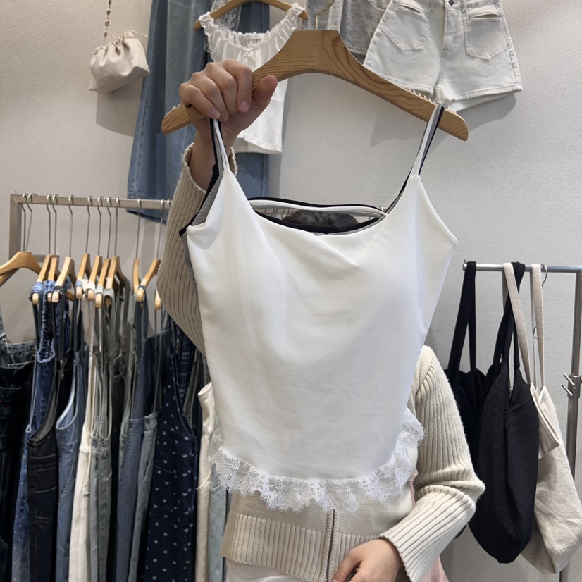 HIPTIQUE韓國㊣直郵東大門代購女裝新品推薦休閑熱賣吊帶背心HIPTIQUE吊帶/背心圖色1