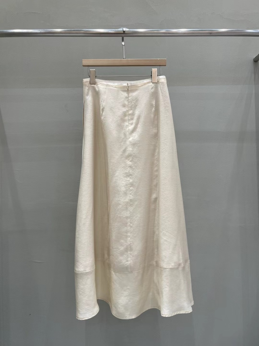 MU i直郵韓國代購㊣女裝新品休閑人氣推薦熱賣時尚25春夏長裙A.b/AUTUMN BEIGE長裙