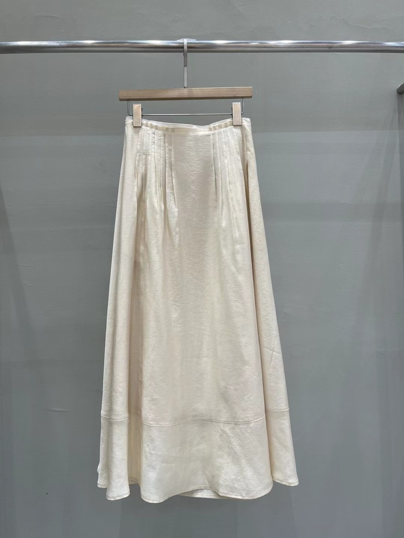 MU i直郵韓國代購㊣女裝新品休閑人氣推薦熱賣時尚25春夏長裙A.b/AUTUMN BEIGE長裙圖色1