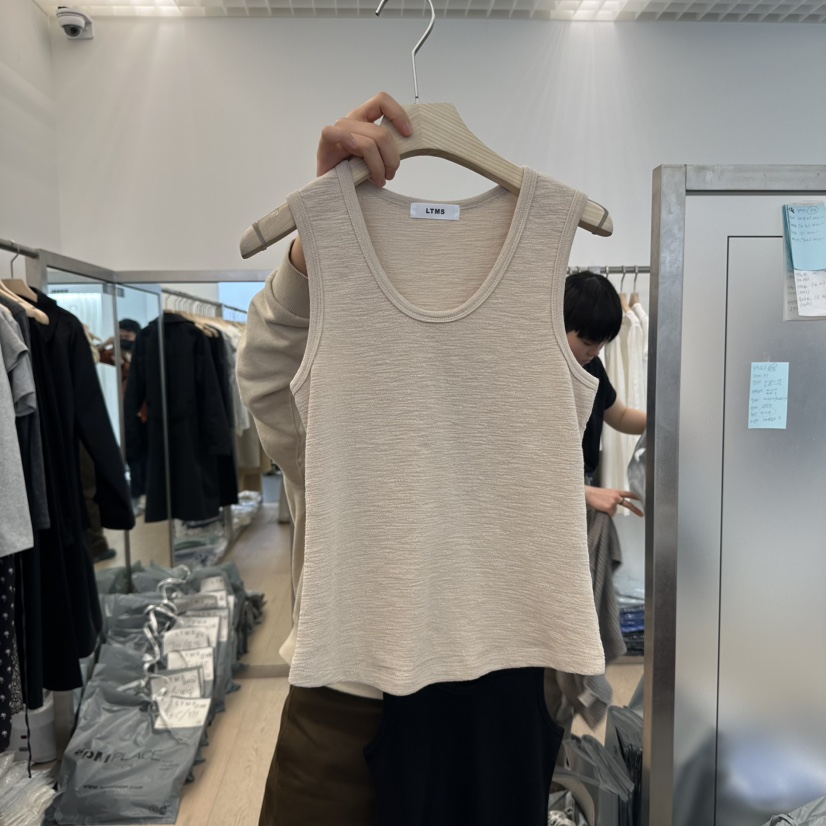 LTMS直郵韓國代購㊣女裝新款人氣休閑25春夏時尚熱賣吊帶背心LTMS吊帶/背心圖色2